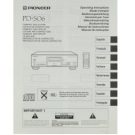 Pioneer PD-S 06 Bedienungsanleitung